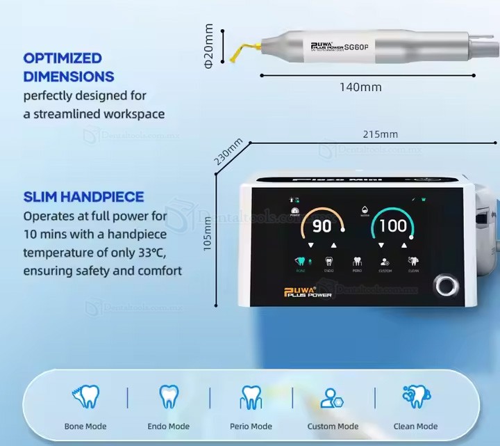 PlusPower Piezo Mini Unidad de cirug&iacute;a piezoel&eacute;ctrica dental